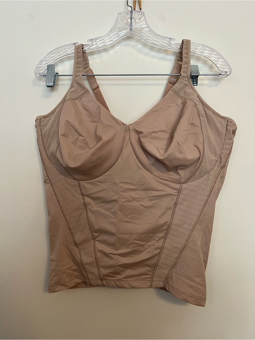 Playtex Nude Longline Shaping Bra Tank